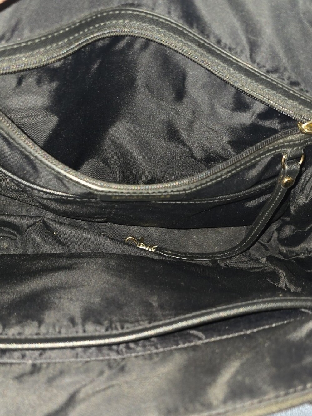 Michael Kors Leopard-Print Tote in Brown/Black w/Gold Hardware Needs Zipper Pull - Picture 5 of 14